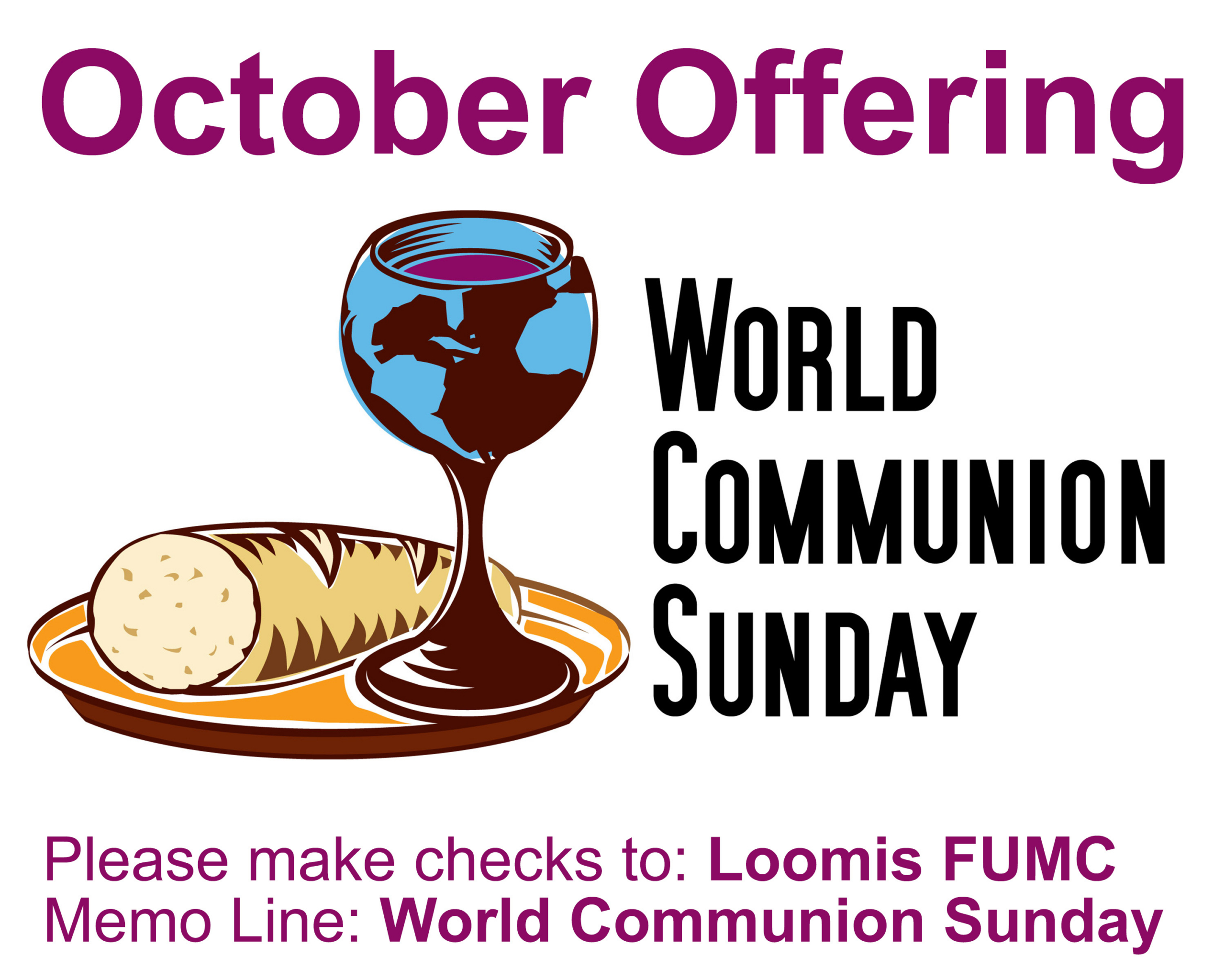 October Offering-World Communion Sunday